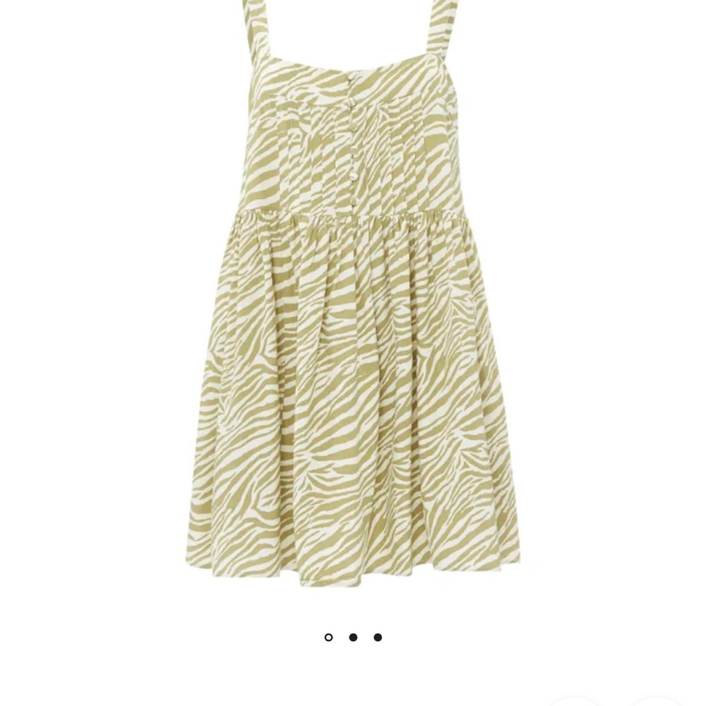 Rylee and cru zebra print linen dress